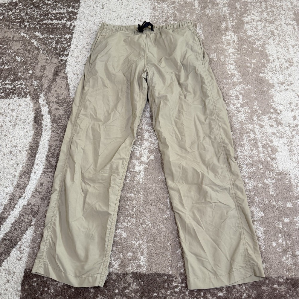 Gramicci Freedom Mens Large Beige Stretch Nylon Climbing Pants Belted Hiking